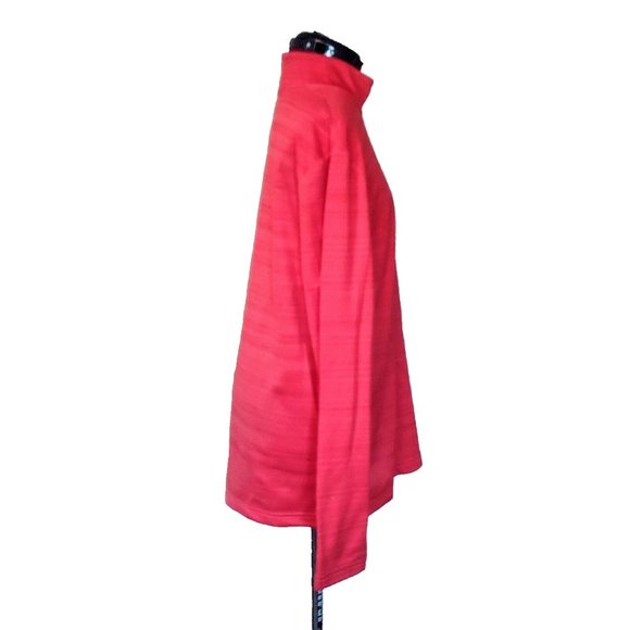 Fila Womens 1/4 Zip Pullover Red Size Medium Reflective Live In Motion - Picture 3 of 5